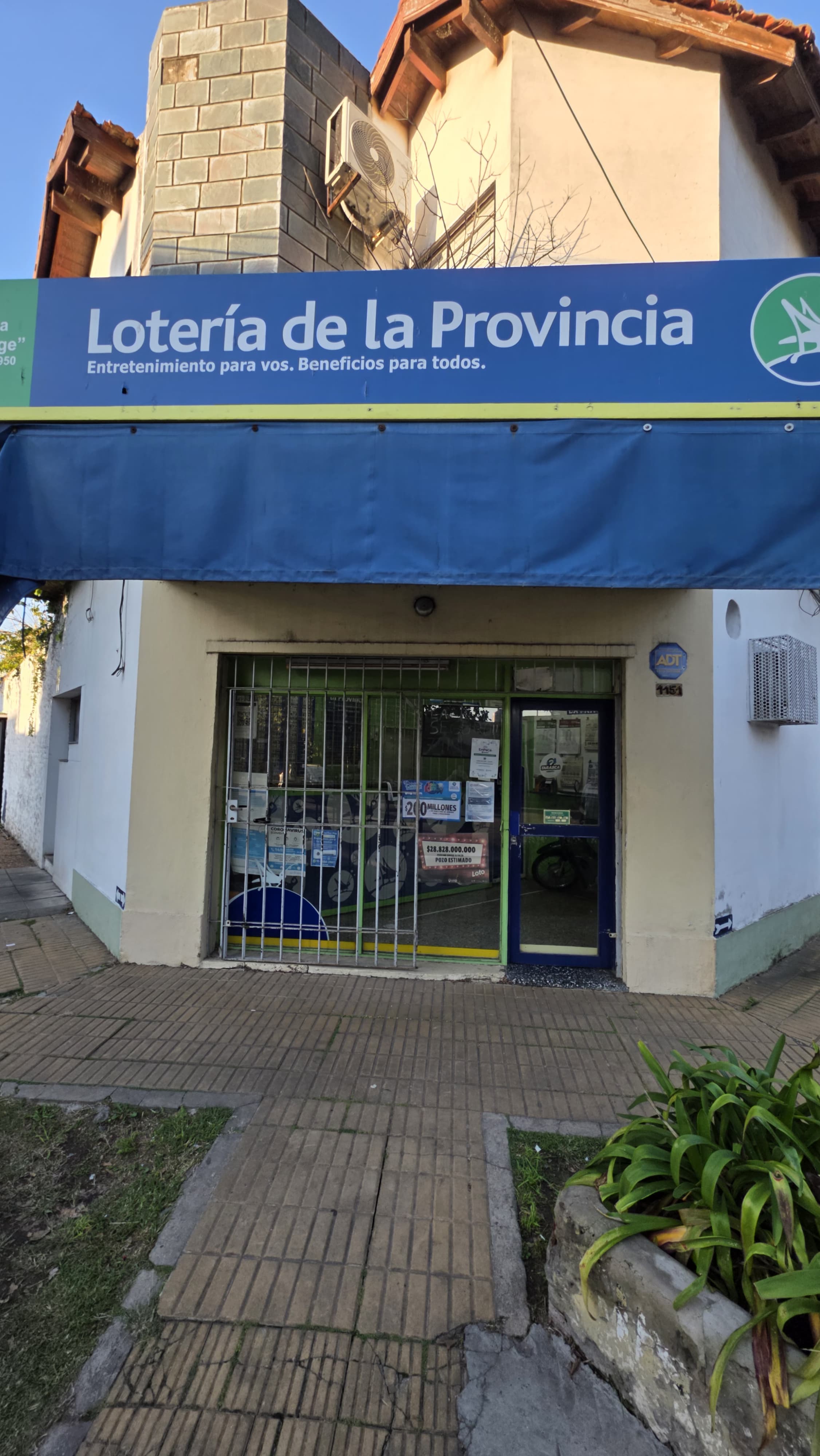 Frente de Agencia San Jorge - Lotería de la Provincia